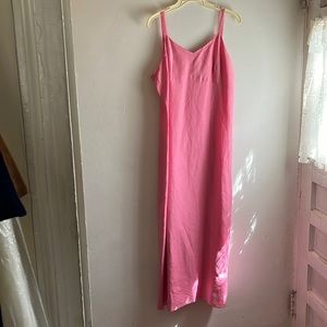 Natural Instincts pink maxi sundress size 14